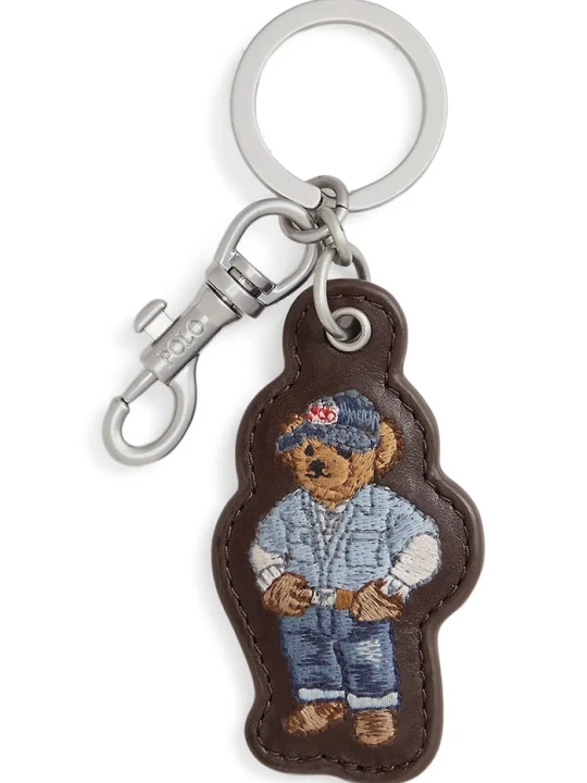 Zdjęcie produktu Polo Ralph Lauren brelok skórzany brązowy