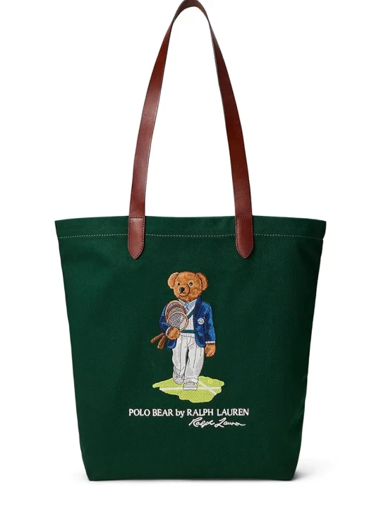 Zdjęcie produktu Polo Ralph Lauren CANVAS-SHOPPER-TTE-MED torebka shopper damska bawełniana
