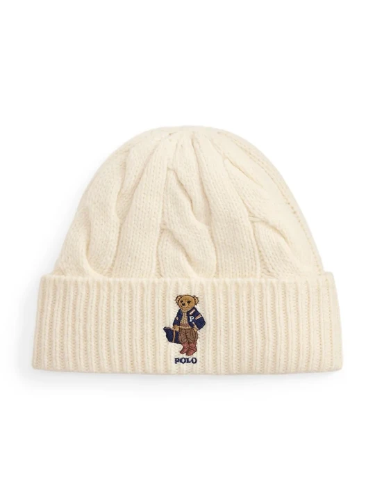 Zdjęcie produktu Polo Ralph Lauren czapka beanie damska beżowy