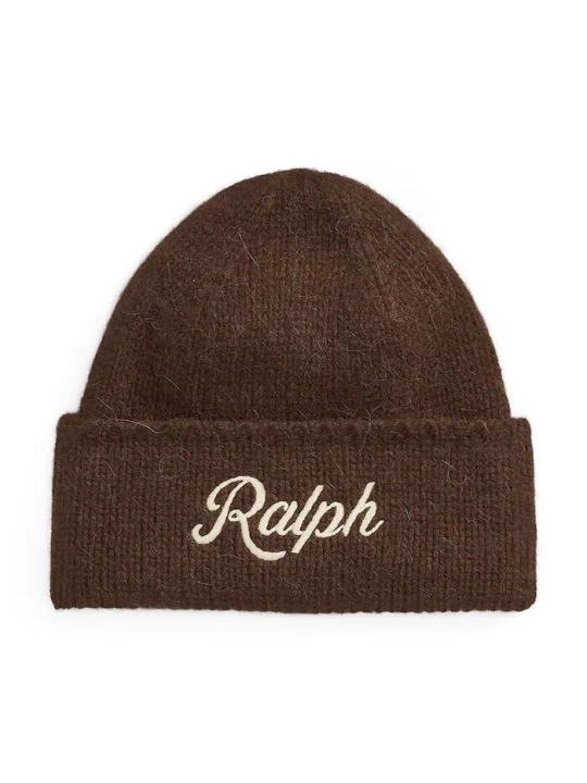 Zdjęcie produktu Polo Ralph Lauren czapka beanie męska wełniana brązowy