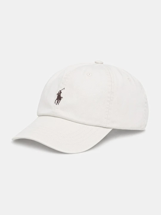 Zdjęcie produktu Polo Ralph Lauren czapka bejsbolówka damska bawełniana szary