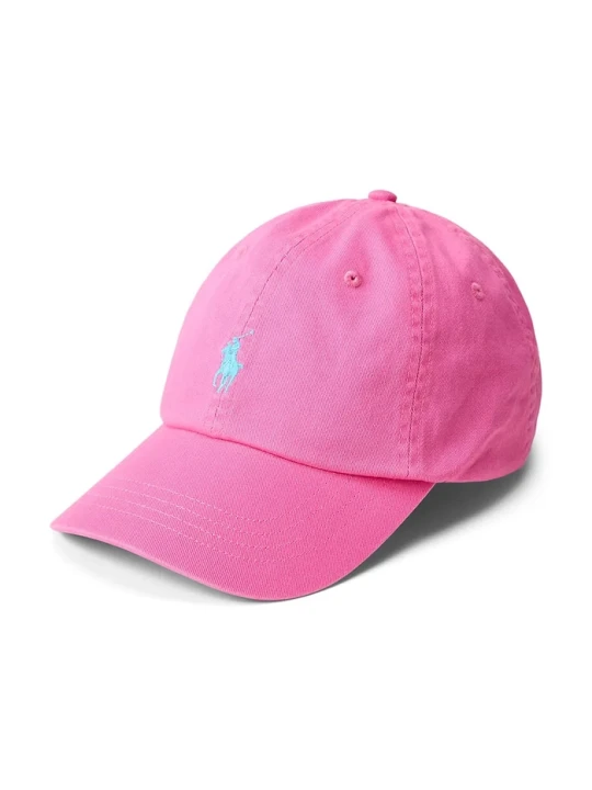 Zdjęcie produktu Polo Ralph Lauren czapka bejsbolówka damska bawełniana różowy