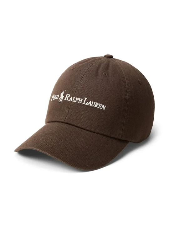 Zdjęcie produktu Polo Ralph Lauren czapka bejsbolówka męska bawełniana Sport Cap brązowy