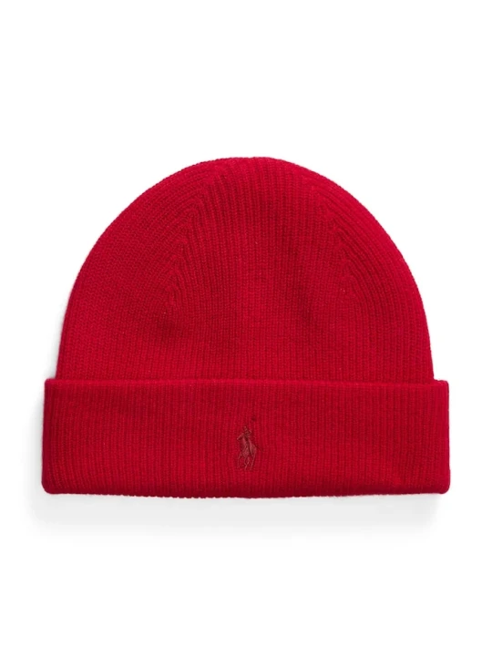 Zdjęcie produktu Polo Ralph Lauren czapka kaszmirowa brązowy