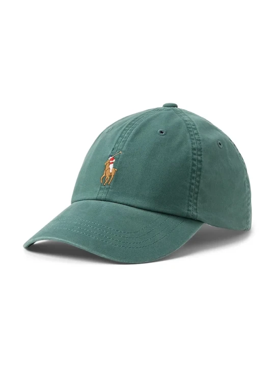 Zdjęcie produktu Polo Ralph Lauren czapka z daszkiem bawełniana zielony