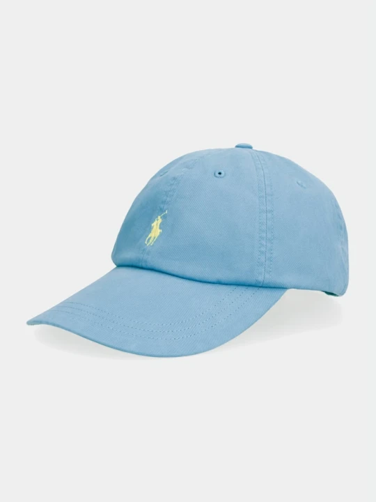 Zdjęcie produktu Polo Ralph Lauren czapka z daszkiem bawełniana niebieski