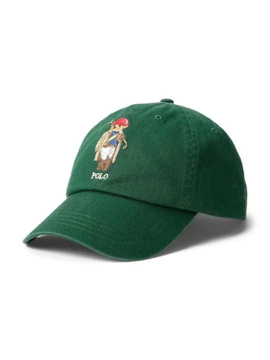 Zdjęcie produktu Polo Ralph Lauren czapka z daszkiem bawełniana zielony