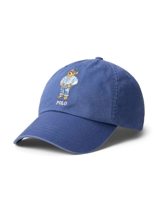 Zdjęcie produktu Polo Ralph Lauren czapka z daszkiem bawełniana niebieski