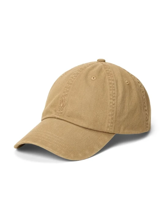 Zdjęcie produktu Polo Ralph Lauren czapka z daszkiem męska bawełniana beżowy