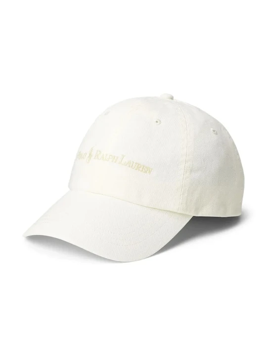 Zdjęcie produktu Polo Ralph Lauren czapka z daszkiem bawełniana biały