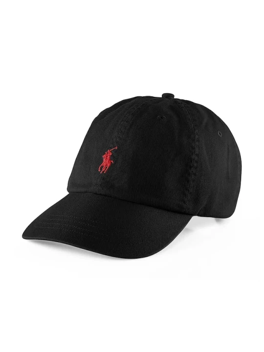 Zdjęcie produktu Polo Ralph Lauren czapka bejsbolówka damska bawełniana czarny