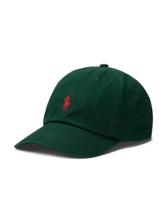 Zdjęcie produktu Polo Ralph Lauren czapka bejsbolówka damska bawełniana zielony