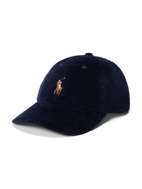 Zdjęcie produktu Polo Ralph Lauren czapka z daszkiem damska sztruksowa granatowy
