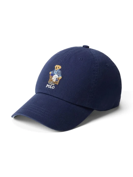Zdjęcie produktu Polo Ralph Lauren czapka z daszkiem męska bawełniana granatowy
