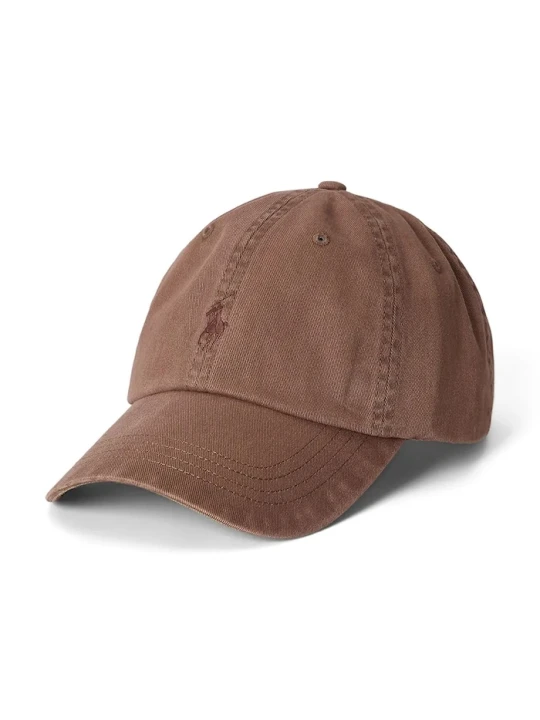 Zdjęcie produktu Polo Ralph Lauren czapka z daszkiem męska bawełniana brązowy
