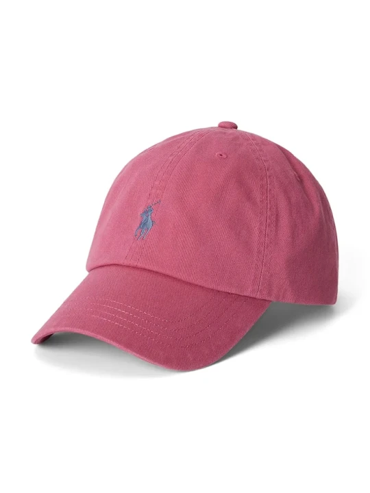 Zdjęcie produktu Polo Ralph Lauren czapka z daszkiem męska bawełniana różowy