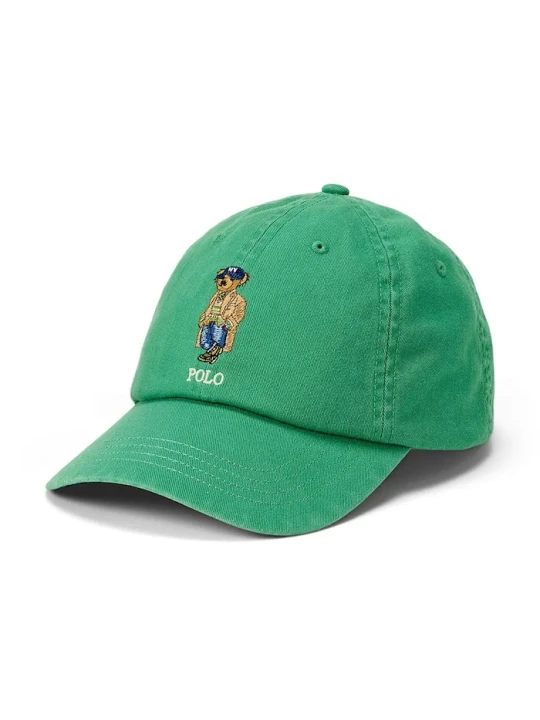Zdjęcie produktu Polo Ralph Lauren czapka z daszkiem męska bawełniana zielony