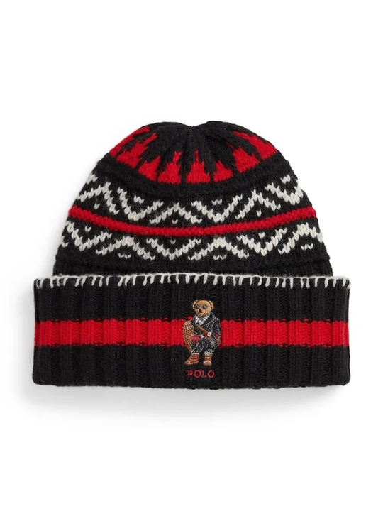 Zdjęcie produktu Polo Ralph Lauren czapka z dodatkiem wełny czarny