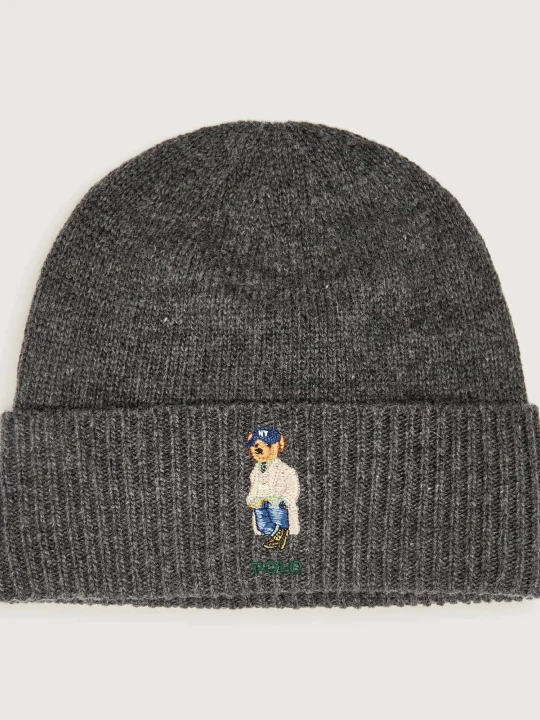 Zdjęcie produktu POLO RALPH LAUREN Czapka | z dodatkiem wełny grafitowy