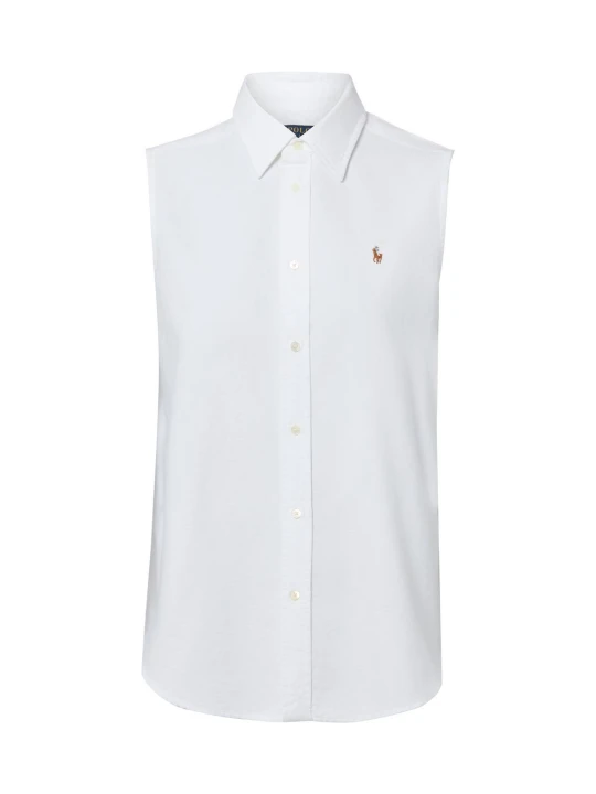 Zdjęcie produktu Polo Ralph Lauren bluzka koszulowa Kobiety Bawełna biały