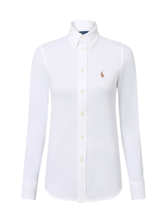 Zdjęcie produktu Polo Ralph Lauren bluzka koszulowa Kobiety Bawełna biały