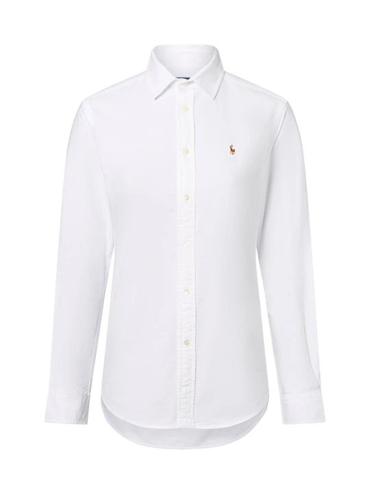 Zdjęcie produktu Polo Ralph Lauren bluzka koszulowa Kobiety Bawełna biały