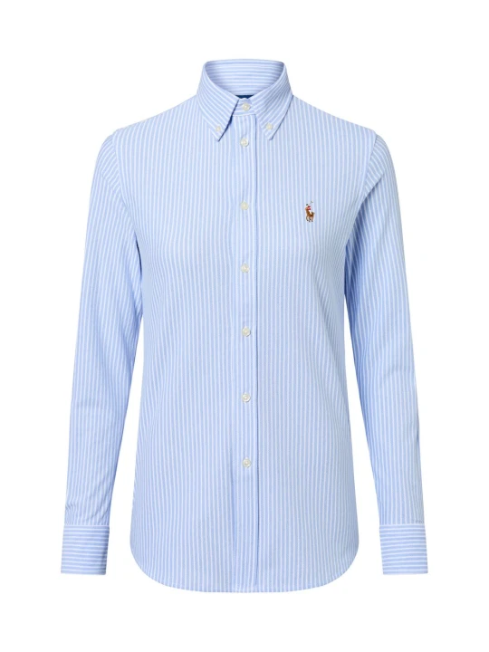 Zdjęcie produktu Polo Ralph Lauren bluzka koszulowa Kobiety Bawełna niebieski