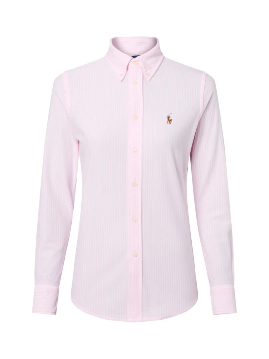 Zdjęcie produktu Polo Ralph Lauren bluzka koszulowa Kobiety Bawełna różowy