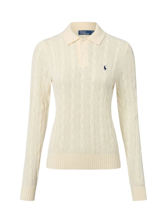 Zdjęcie produktu Polo Ralph Lauren sweter z dzianiny z zawartością kaszmiru Kobiety Wełna biały