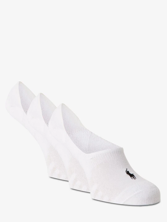 Zdjęcie produktu Polo Ralph Lauren skarpety do obuwia sportowego pakowane po 3 szt. Kobiety drobna dzianina biały, ONE SIZE