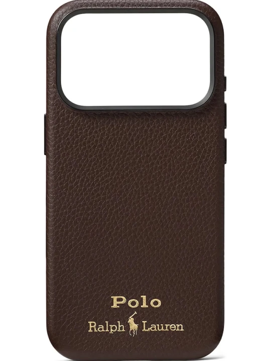 Zdjęcie produktu Polo Ralph Lauren etui na telefon skórzane brązowy