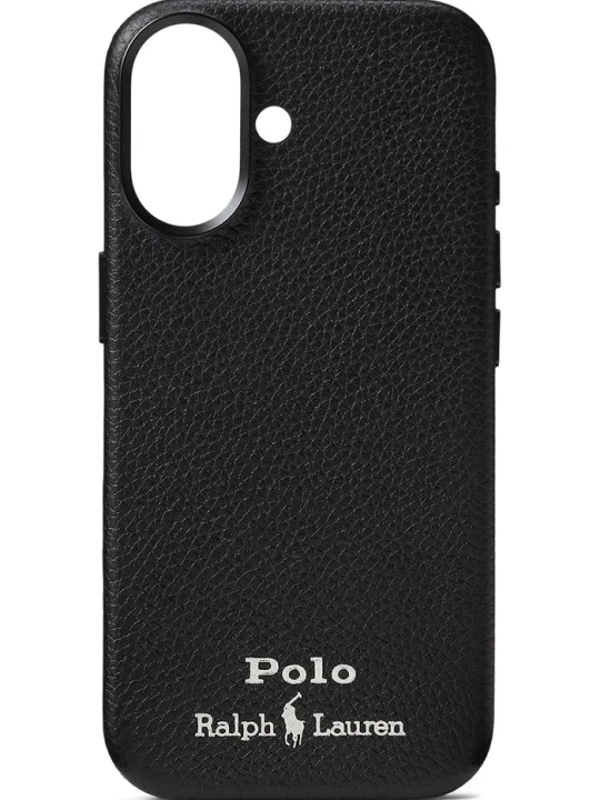 Zdjęcie produktu Polo Ralph Lauren etui skórzane na telefon iPhone 17 czarny