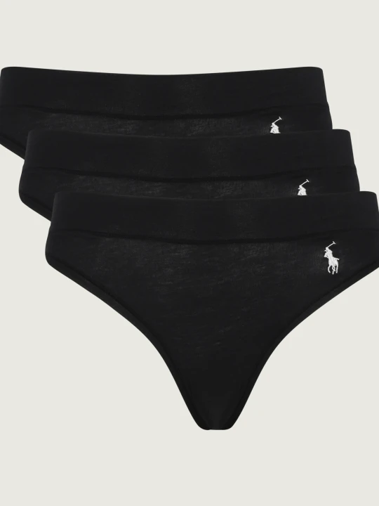 Zdjęcie produktu POLO RALPH LAUREN Figi 3-pack czarny