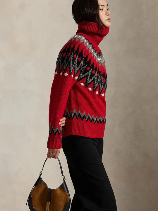 Zdjęcie produktu Polo Ralph Lauren golf damski wełniany czerwony