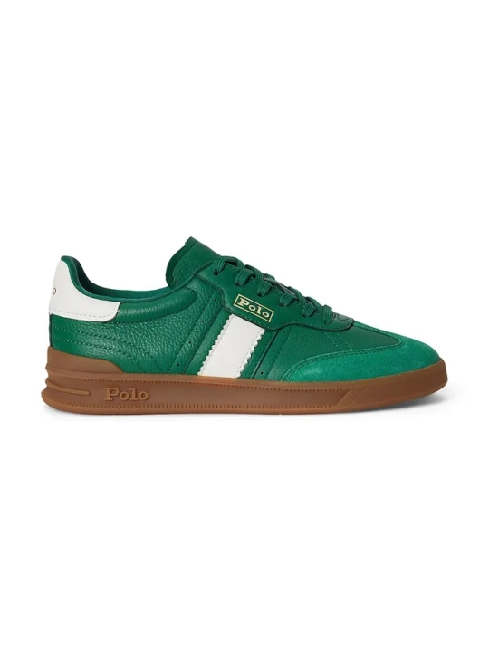 Zdjęcie produktu Polo Ralph Lauren Htr Aera sneakersy damskie skórzane zielony
