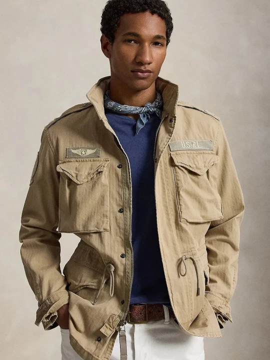 Zdjęcie produktu Polo Ralph Lauren Icnc Fld Jkt Lined Field kurtka przejściowa bawełniana męska