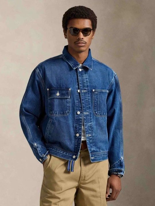 Zdjęcie produktu POLO RALPH LAUREN Jeansowa kurtka | Regular Fit niebieski