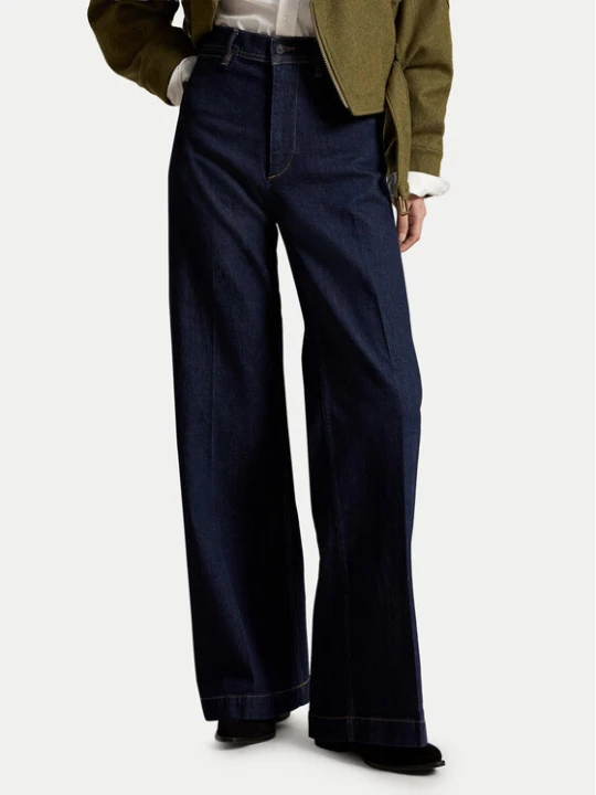 Zdjęcie produktu Polo Ralph Lauren Jeansy 211B17119001 Granatowy Wide Leg
