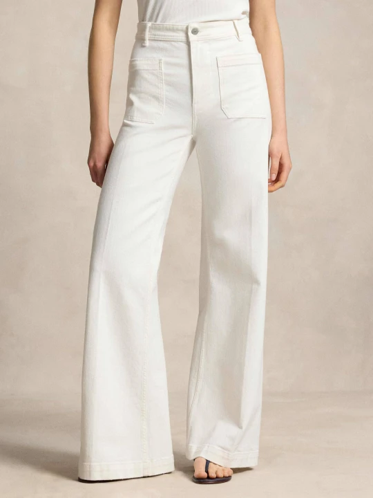 Zdjęcie produktu POLO RALPH LAUREN Jeansy Beaton | flare fit biały