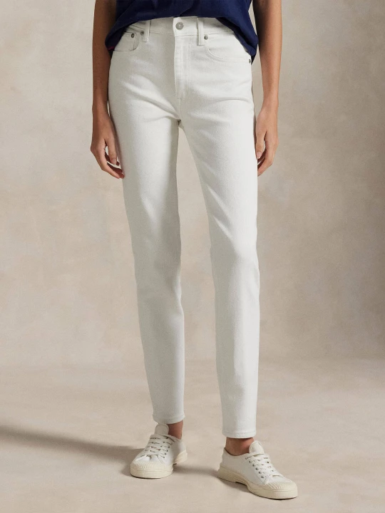 Zdjęcie produktu POLO RALPH LAUREN Jeansy Divine Bottom up | Slim Fit biały