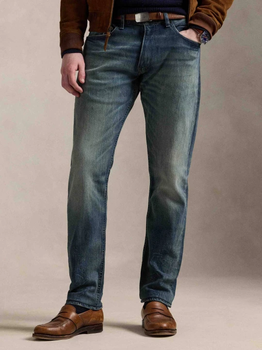 Zdjęcie produktu POLO RALPH LAUREN Jeansy PARKSIDE ACTIVE | Tapered fit granatowy