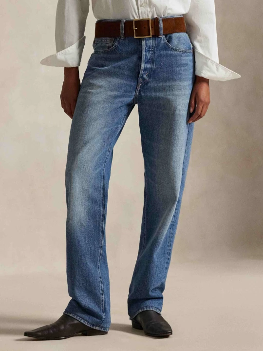 Zdjęcie produktu POLO RALPH LAUREN Jeansy | Relaxed fit | high waist niebieski