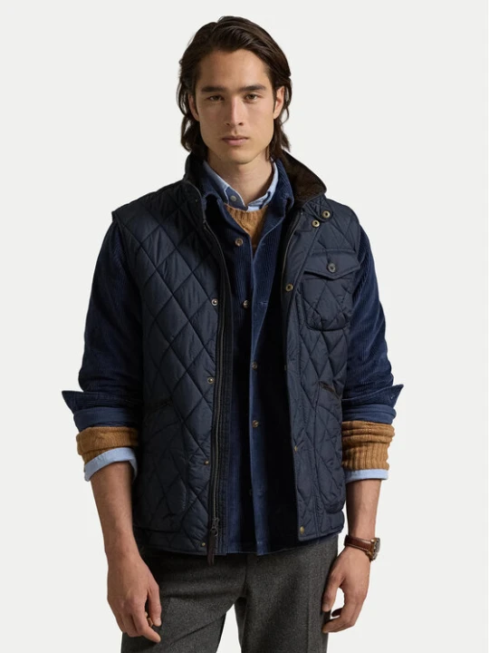 Zdjęcie produktu Polo Ralph Lauren Kamizelka 710940375001 Granatowy Regular Fit