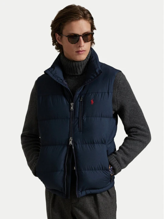 Zdjęcie produktu Polo Ralph Lauren Kamizelka 710968283002 Granatowy Regular Fit