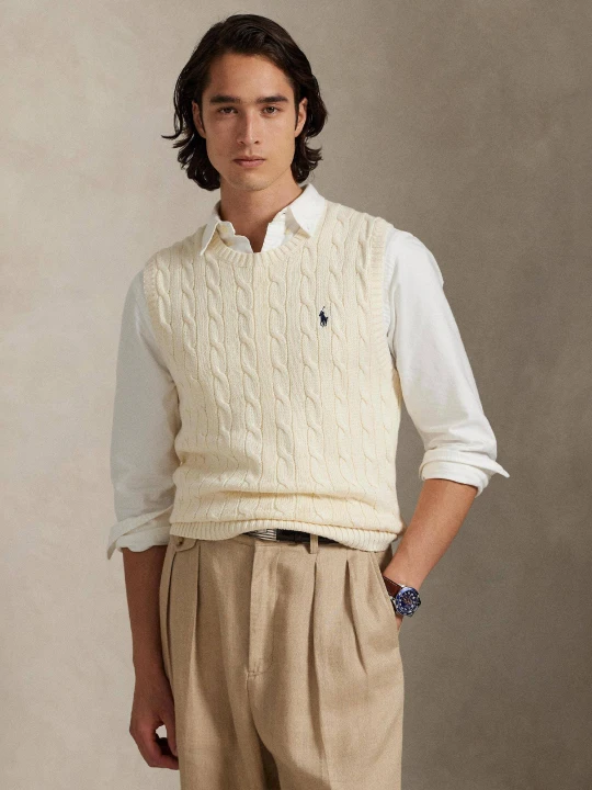 Zdjęcie produktu POLO RALPH LAUREN Kamizelka | Regular Fit kremowy