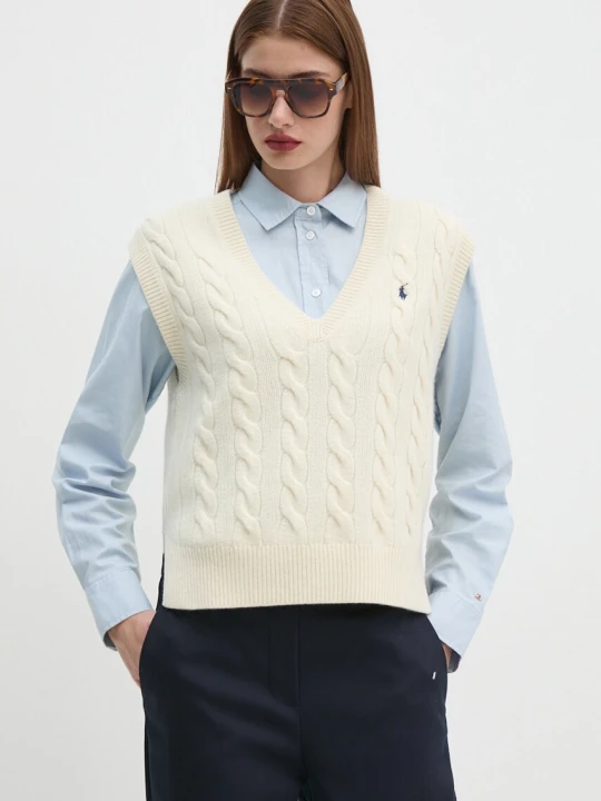 Zdjęcie produktu Polo Ralph Lauren kamizelka wełniana damska
