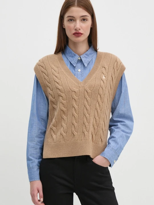 Zdjęcie produktu Polo Ralph Lauren kamizelka wełniana damska