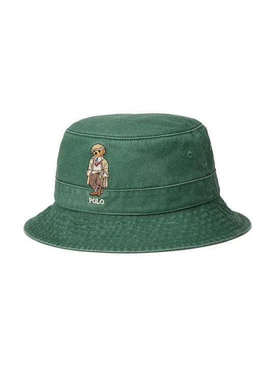 Zdjęcie produktu Polo Ralph Lauren kapelusz bawełniany zielony