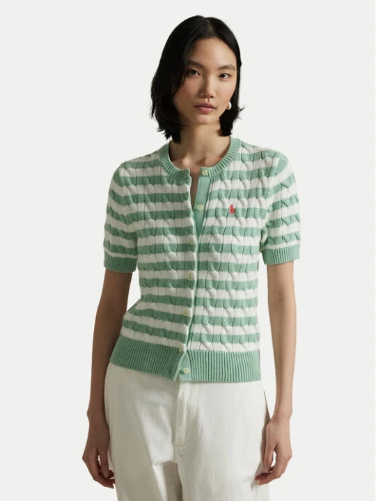 Zdjęcie produktu Polo Ralph Lauren Kardigan 211965757001 Zielony Slim Fit