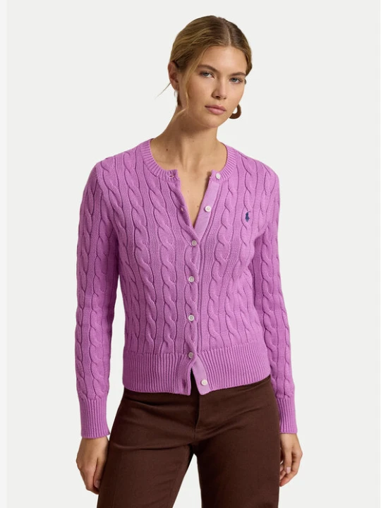 Zdjęcie produktu Polo Ralph Lauren Kardigan 211971868511 Różowy Regular Fit